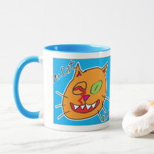 Sr. Cat por Eli Coffee Mug