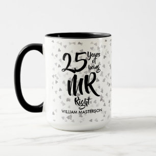 Caneca Sr. Certo Diversão 25º Aniversário de Prata