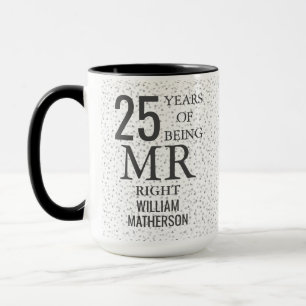 Caneca Sr. Diversão 25 do Aniversário de Diversão Cora