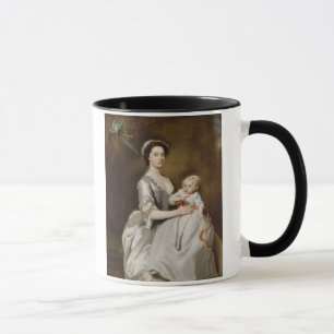 Caneca Sra. Sharpe e criança, 1731 (óleo em canvas)