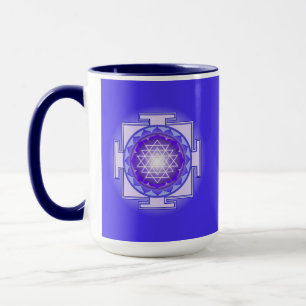 Caneca Sri Lanka Mandala Purple e Blue Combo Mug