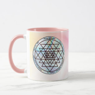Caneca Sri Yantra – Talismã de Proteção Personalizável