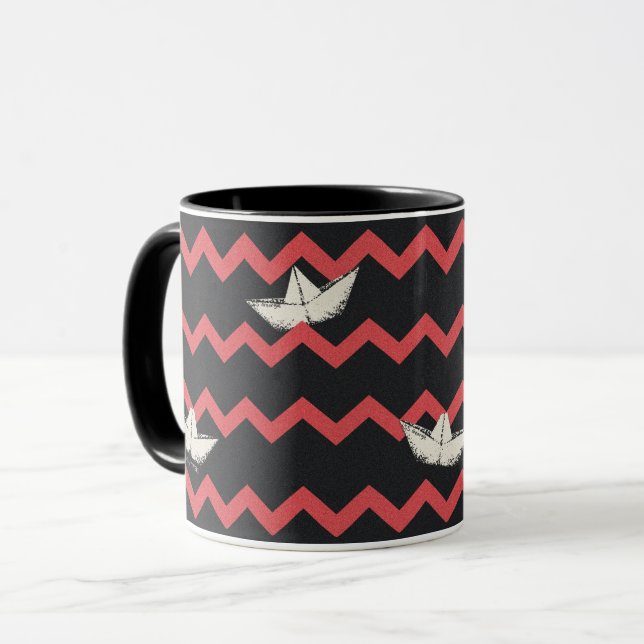Caneca SS Georgie Boat Chevron Patterno (Frente Esquerda)