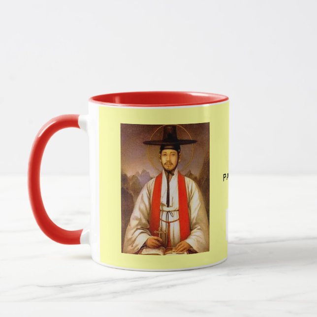 Caneca St Andrew Kim Taegon Hanja (Esquerda)