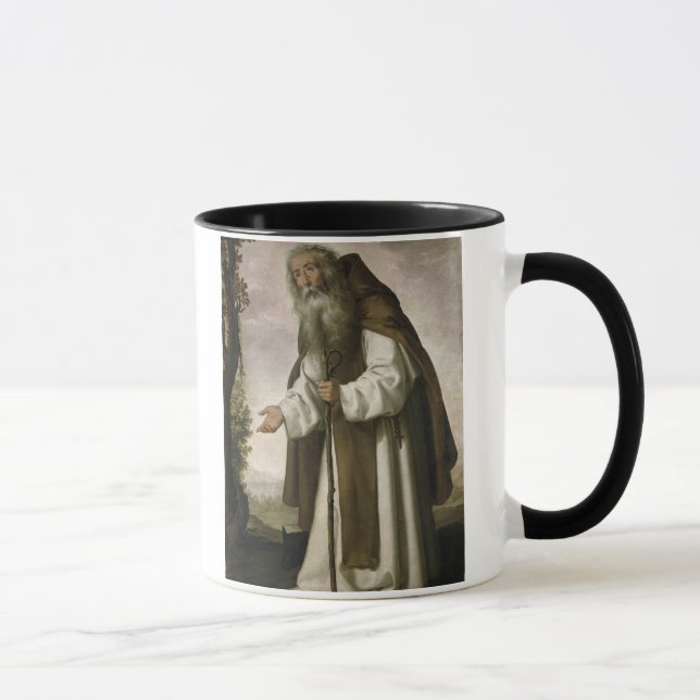Caneca St Anthony Dispirited, 1640 (o óleo em canvas) (Direita)
