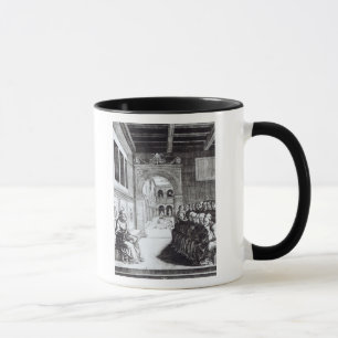Caneca St. Benedict que Preaching no monastério