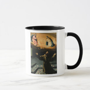 Caneca St Francis de Assisi, o milagre dos rosas