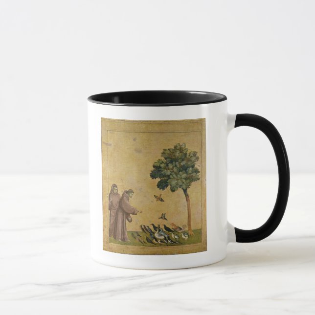 Caneca St Francis de Assisi que preaching aos pássaros (Direita)