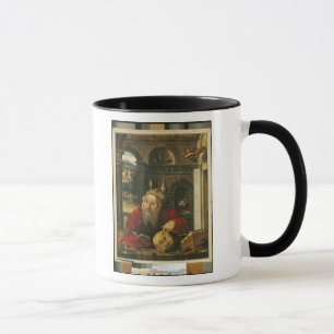 Caneca St Jerome em seu estudo
