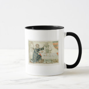Caneca St Louis que alimenta uma monge avara