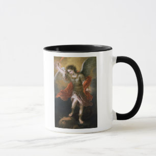 Caneca St Michael banishes o diabo ao abismo