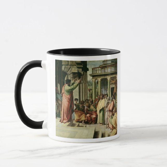 Caneca St Paul que Preaching em Atenas (desenhos animados (Esquerda)
