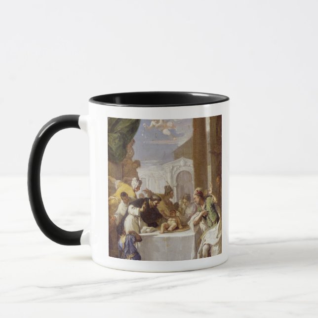 Caneca St. Vincent Ferrer que executa um milagre (Esquerda)