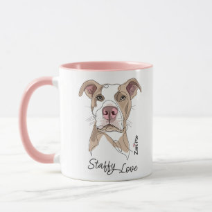 Caneca Staffy Love - Zani Mo Protection