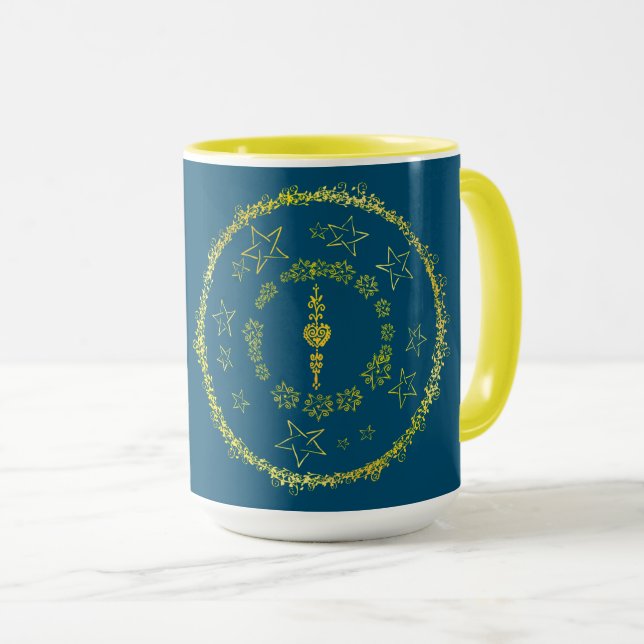 Caneca Star Mandala - Mug, Copa (Frente Esquerda)