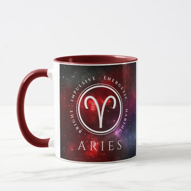 Caneca Starfield Aries Ram Western Zodiac (Esquerda)