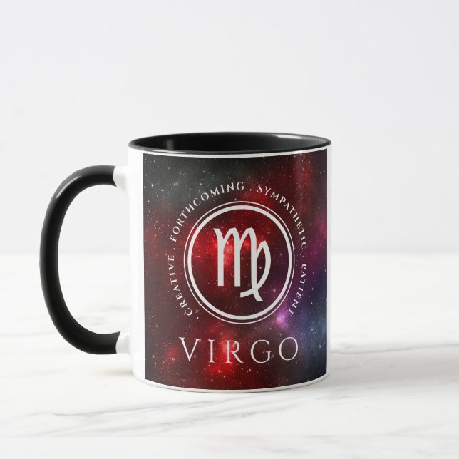 Caneca Starfield Virgo Maiden Western Zodiac (Esquerda)