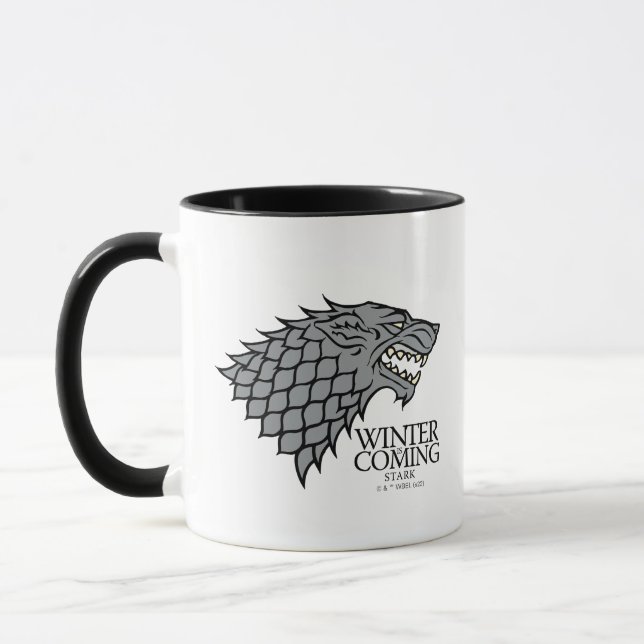 Caneca Stark Sigil - O Inverno Está Chegando (Esquerda)