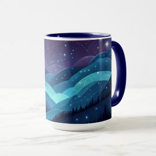 Caneca Starry Colinas Night