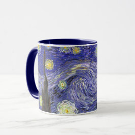 Caneca Starry Night por Vincent van Gogh