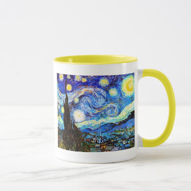 Caneca Starry Night Van Gogh Fine Art (Direita)