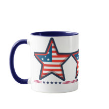 "Stars and Stripes American Mug"