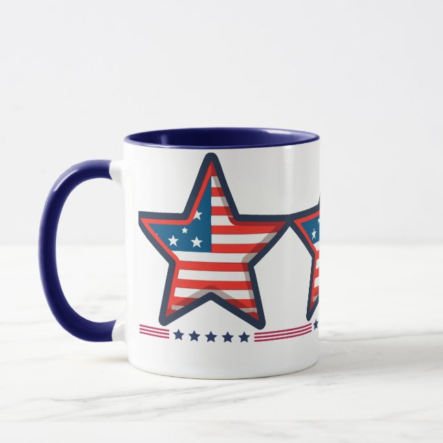 Caneca "Stars and Stripes American Mug" (Esquerda)