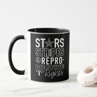 Caneca Stars strips Direitos Reprodutivos 4º de julho Mug