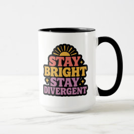 Caneca Stay Bright, Stay Divergent