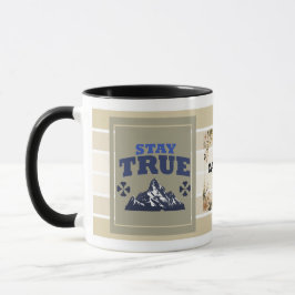 Caneca Stay True Personalized Mountain Mug – Floral Adven