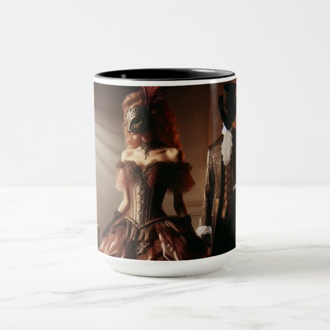 Caneca Steampunk Victorian Fantasy Art Masquerade  (Centro)