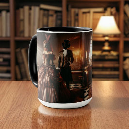 Caneca Steampunk Victorian Fantasy Art Masquerade 