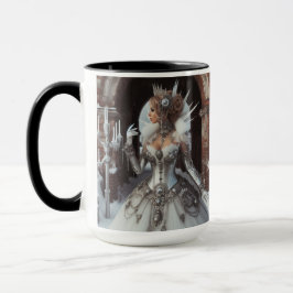Caneca Steampunk Victorian Industrial Winter Ice Queen
