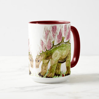 Caneca Stegossauro e Amigo Juntos