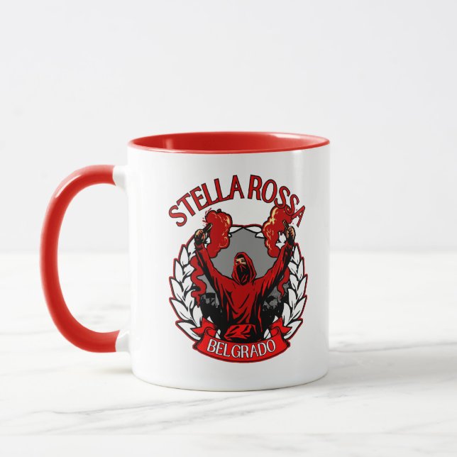 Caneca Stella Rossa Belgrado ULTRAS  (Esquerda)
