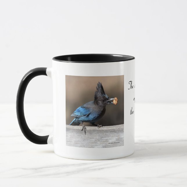 Caneca Stellar Jay Mug Inspiracional (Esquerda)