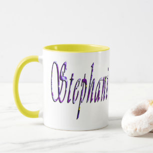 Caneca Stephanie, logotipo de nome,
