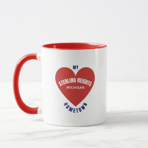 Caneca Sterling Heights Michigan Home Coffee Mug