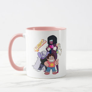 Caneca Steven Universe   Grupo Crystal Gem Pose