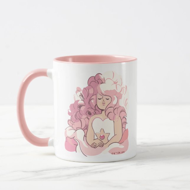 Caneca Steven Universe | Ilustração de Rosa Quartz (Esquerda)