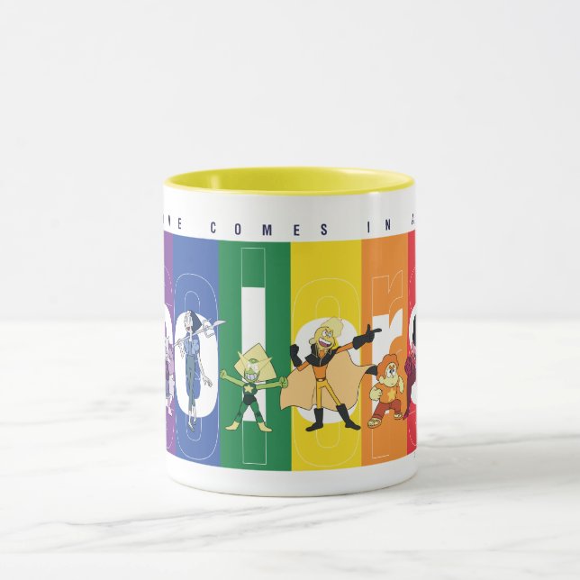 Caneca Steven Universe - O Amor Vem Em Todas As Cores (Centro)