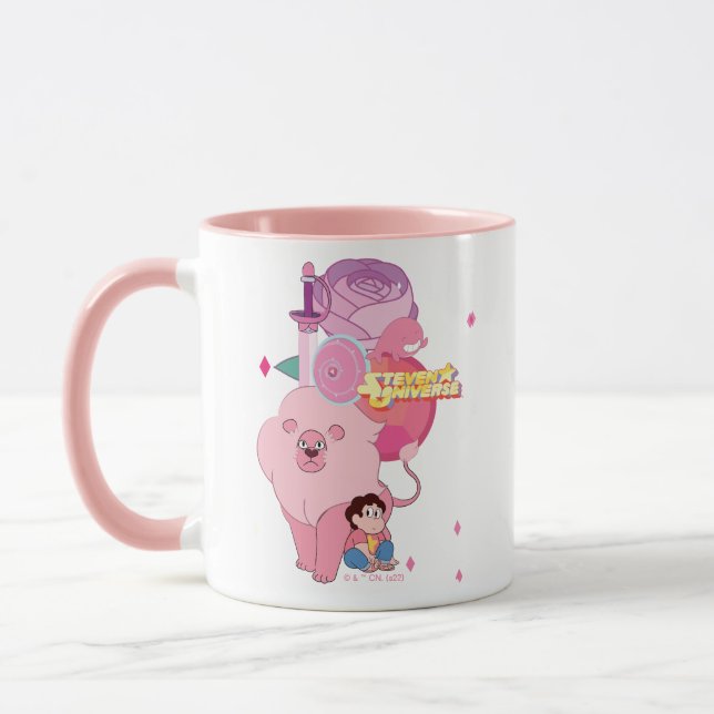 Caneca Steven Universe | Rosa Quartz Legado (Esquerda)