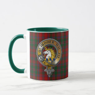 Caneca Stewart Appin Tartan & Crachá