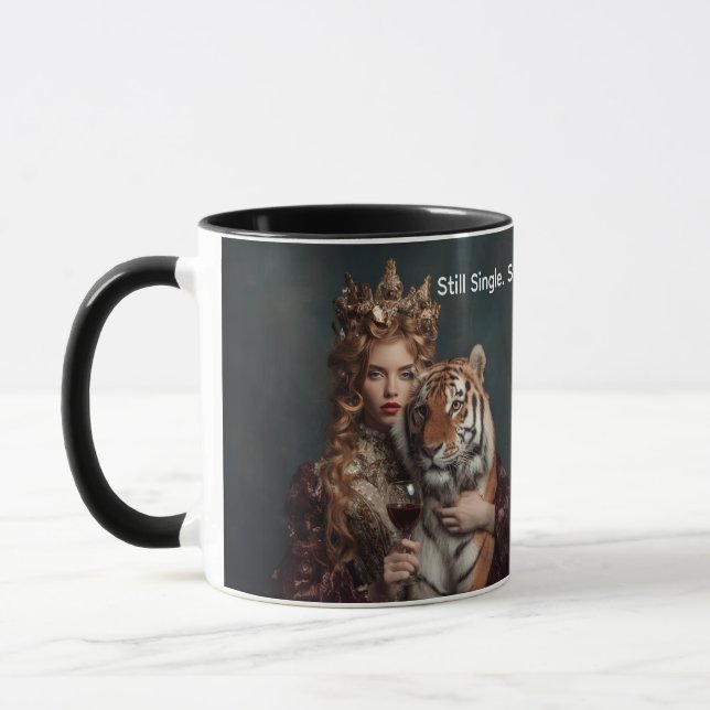 Caneca Still Single Not Settling Mug – Funny Empowering C (Esquerda)