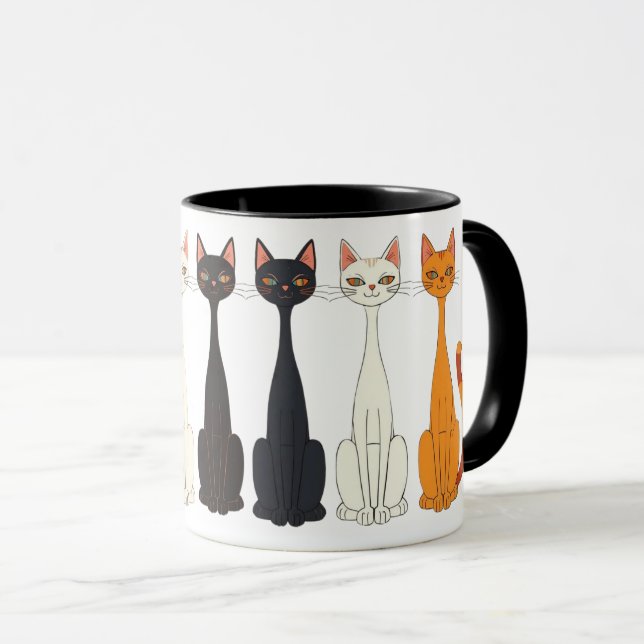 Caneca Still Tired Cats - Cat Mom Kitty Lover - Graphic (Frente Esquerda)
