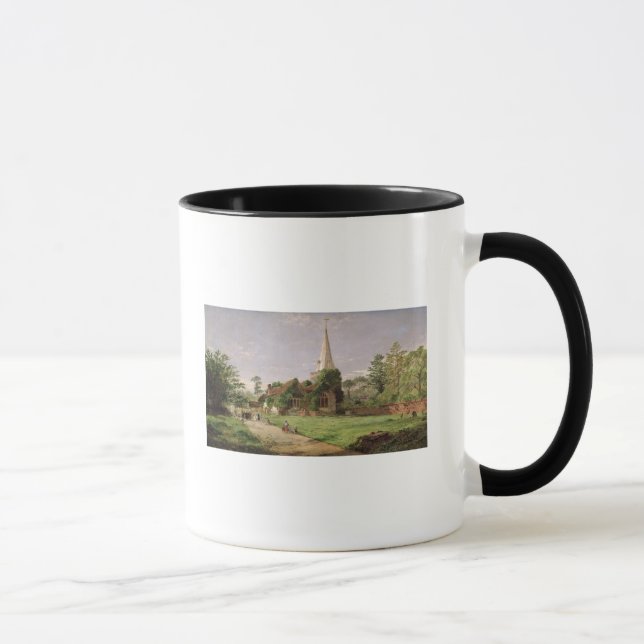 Caneca Stoke a igreja de Poges (Direita)