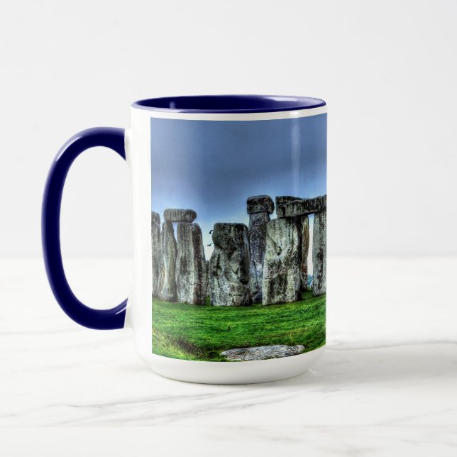 Caneca Stonehenge Celtic Standstone Stones na Grã-Bretanh (Esquerda)