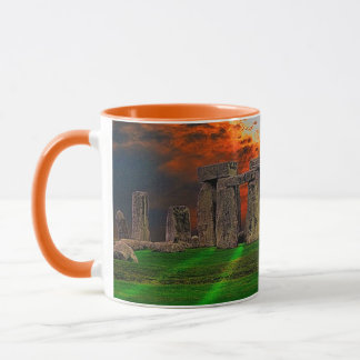 Caneca Stonehenge Celtic Standstone Stones na Grã-Bretanh