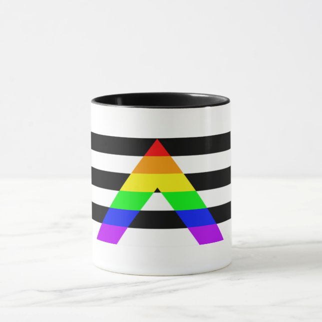 Caneca Straight Ally Flag  (Centro)