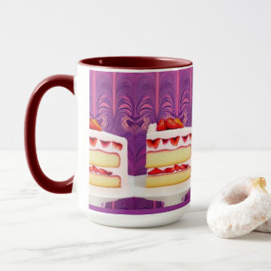Caneca Strawberry Cake Generic Art Combo